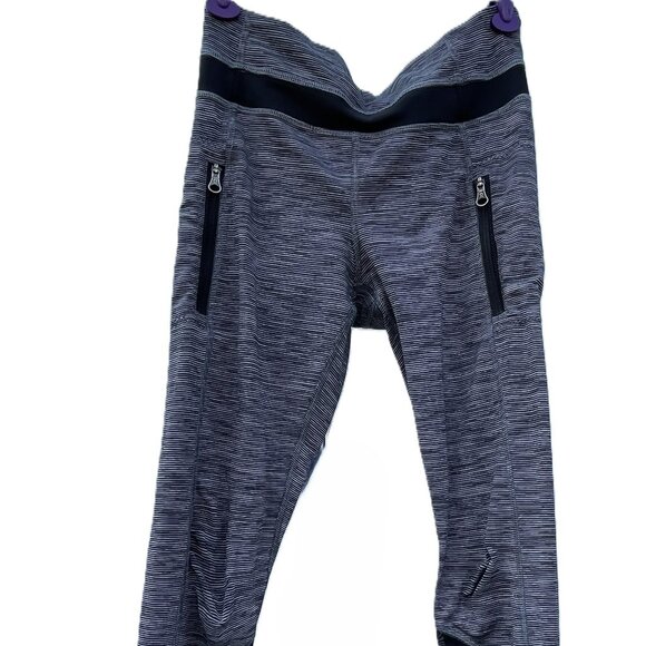 Lululemon Inspire 25" Legging Size 4 Gray/Black/White - Picture 1 of 10